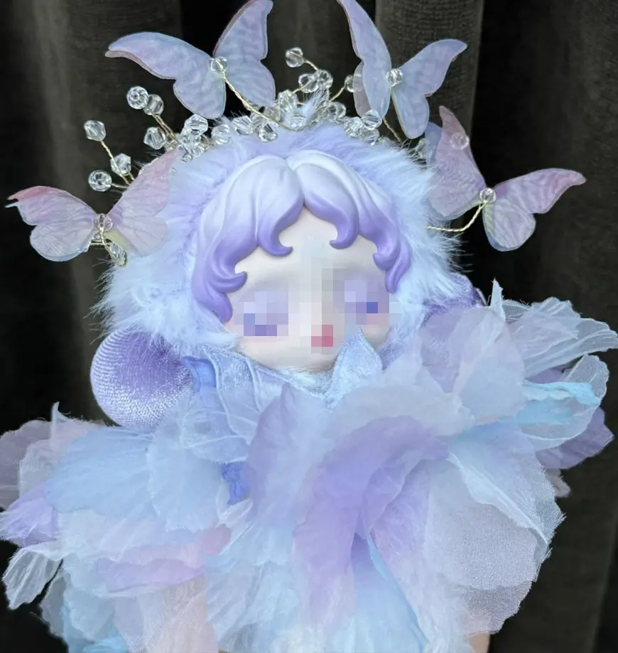 SP winter symphony plush clothes Purple set - dress and hearband(without doll)