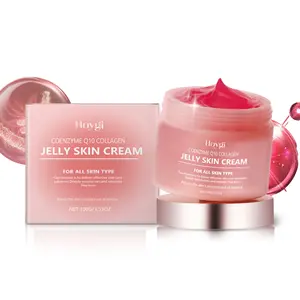 Hoygi Collagen Jelly Cream — Hydrating, Nourishing, Firming, and Brightening Facial Moisturizer — Visibly Reduces Fine Lines