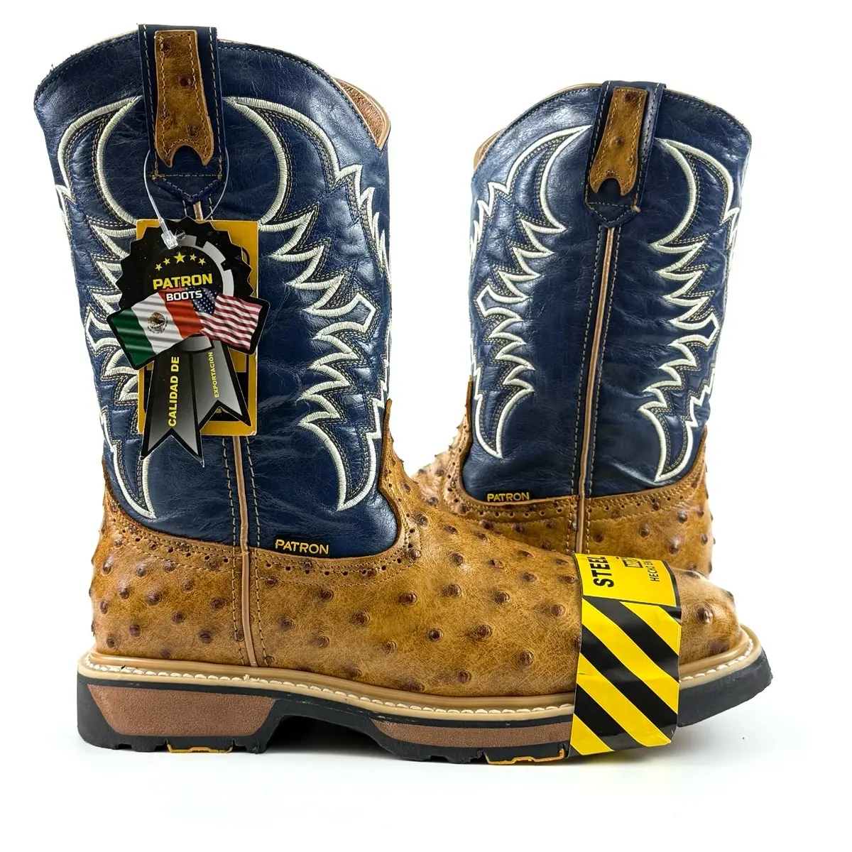830 Orix Embossed Steel Toe Patron Work Boot Cowhide