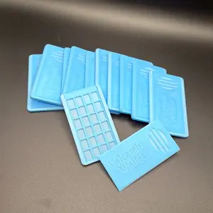 3D Printed by Me Baby Blue Durable Plastic Valcambi Organiser - Stackable, Compact, Portable Storage Holder with Tight Hold for 1g Silver, Gold or Platinum (Home Organizers, Storage Boxes & Bins), Stack
