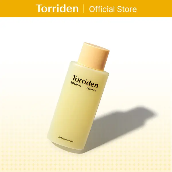 [Torriden Official] SOLID IN Essence 100ml/3.38fl.oz Single Item - Fragrance-Free, Alcohol-Free Functional Serums & Essences, 5D Multi-Ceramide Lightweight Moisturizer for Dry Skin Hydrate & Skin Repair Milky Moisture