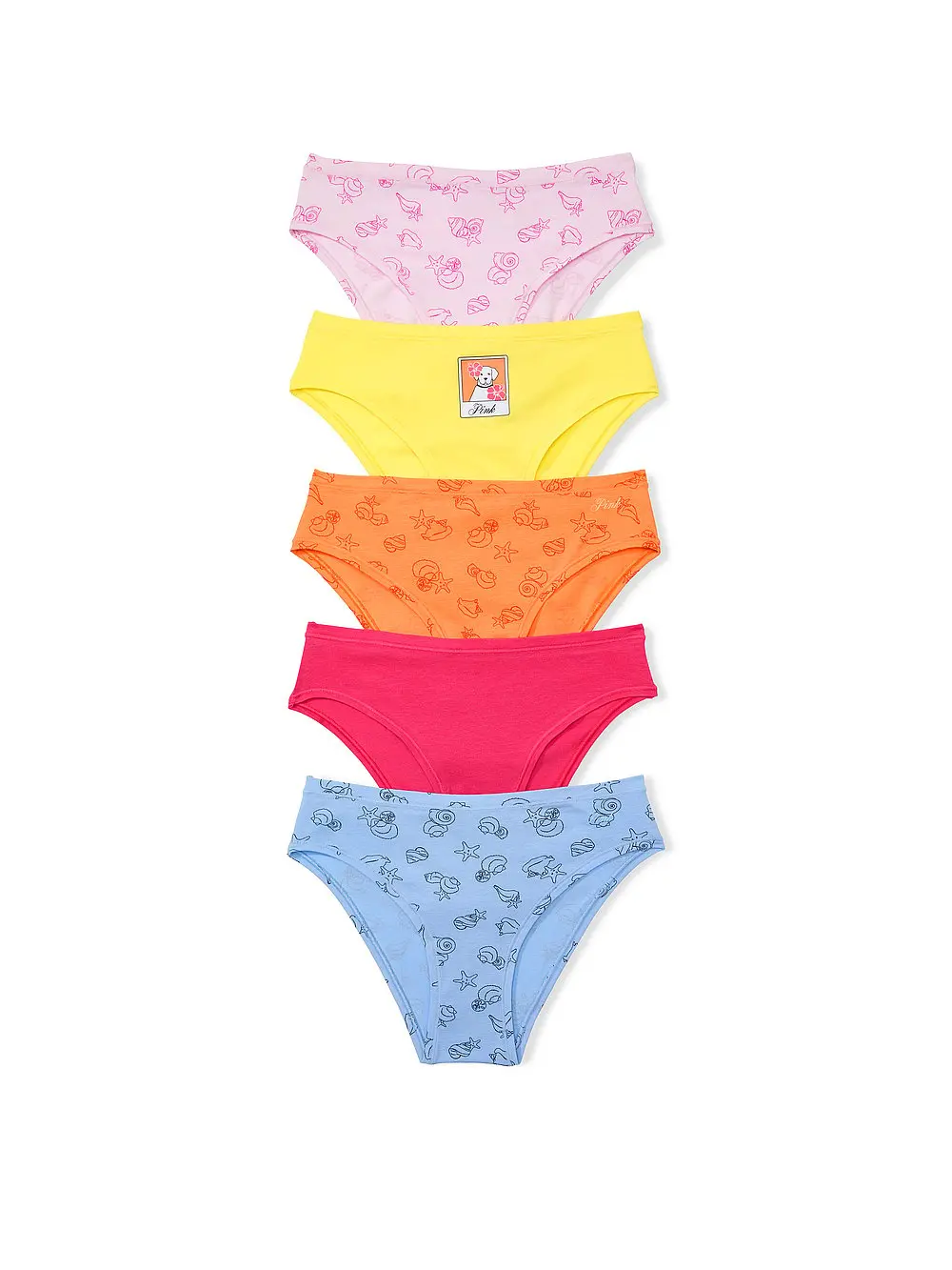 Victoria's Secret PINK Women's Cotton Cheeky Underwear, Minimal Coverage, Panties for Women, Multi Pack (XS-XXL)