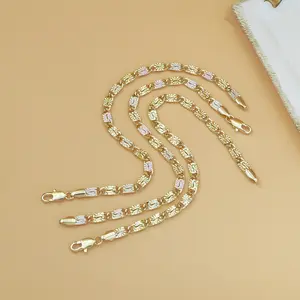 Splicing Square Chain Punk Hip-Hop Style Unisex Sports Wristband, Wild Sports Accessory