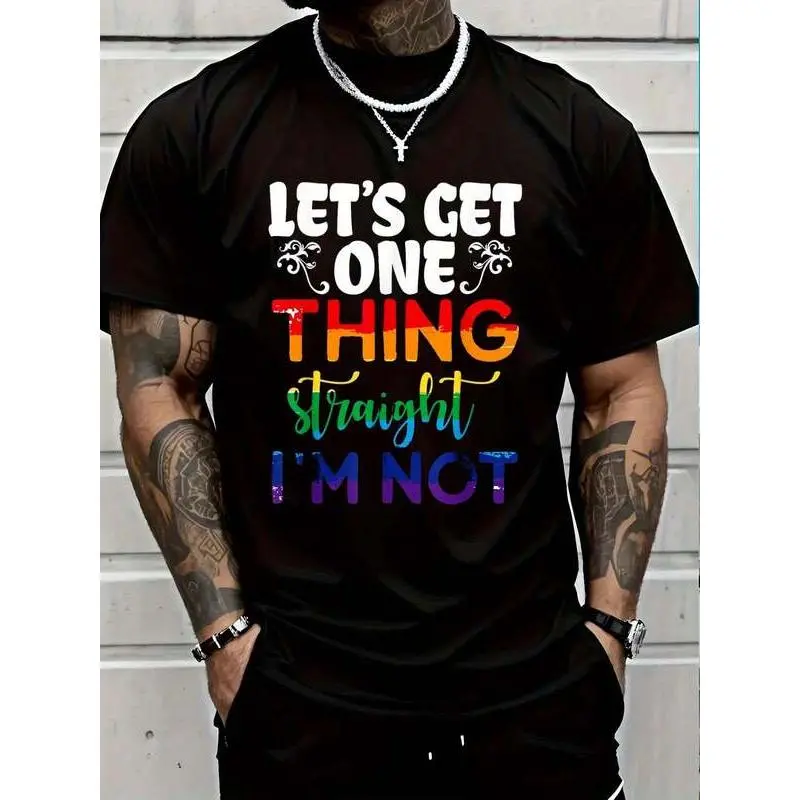 Colorful Clarity Statement Lesbian Gay CSD Pride Party LGBT T-Shirt for Women Men Cotton Clothing