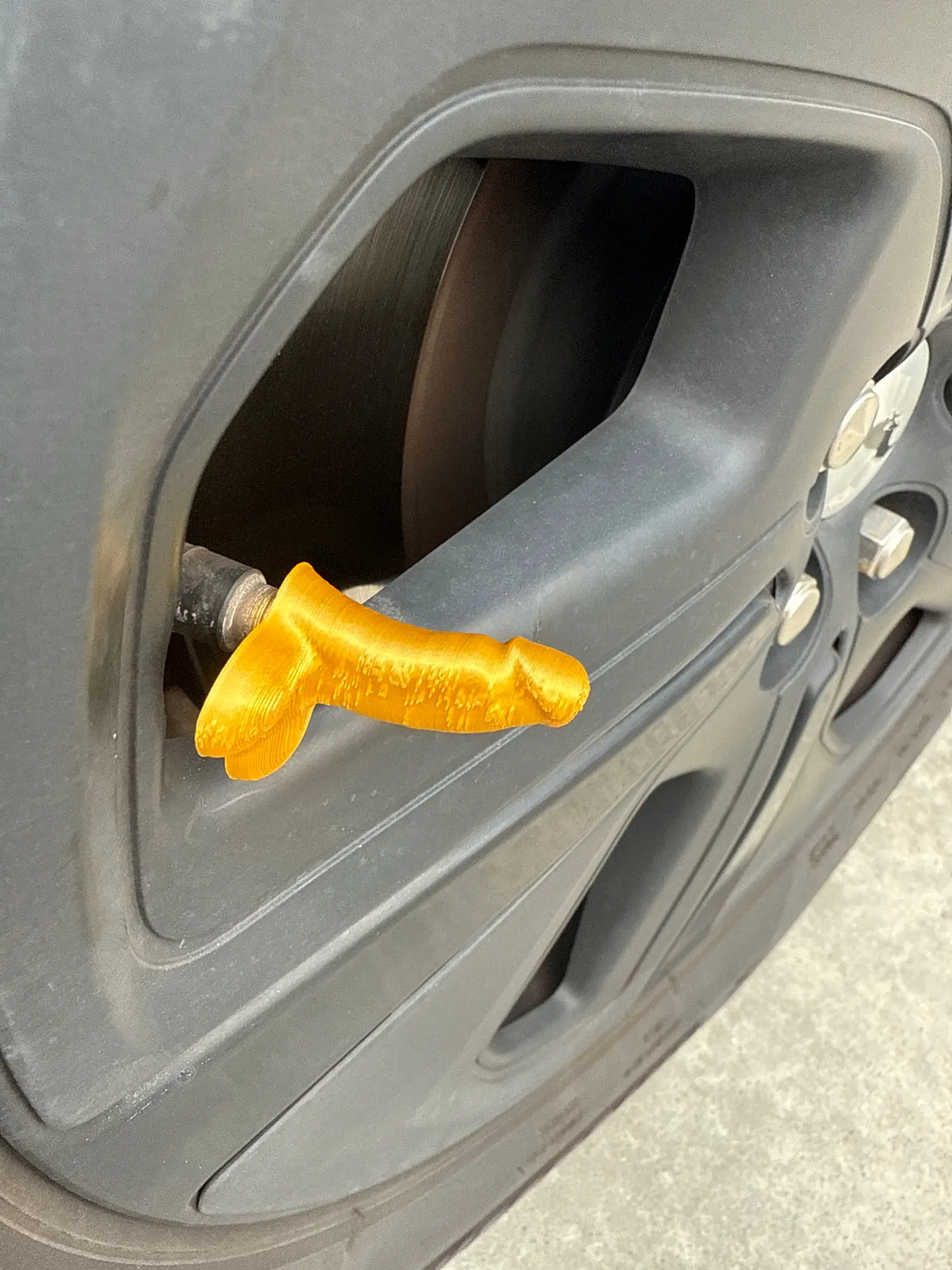 America Adult Novelty Tire Stem Caps for Pranks - 4 Mini Richards