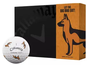 Callaway 2024 Chrome Tour Big Dog German Shepherd Golf Balls