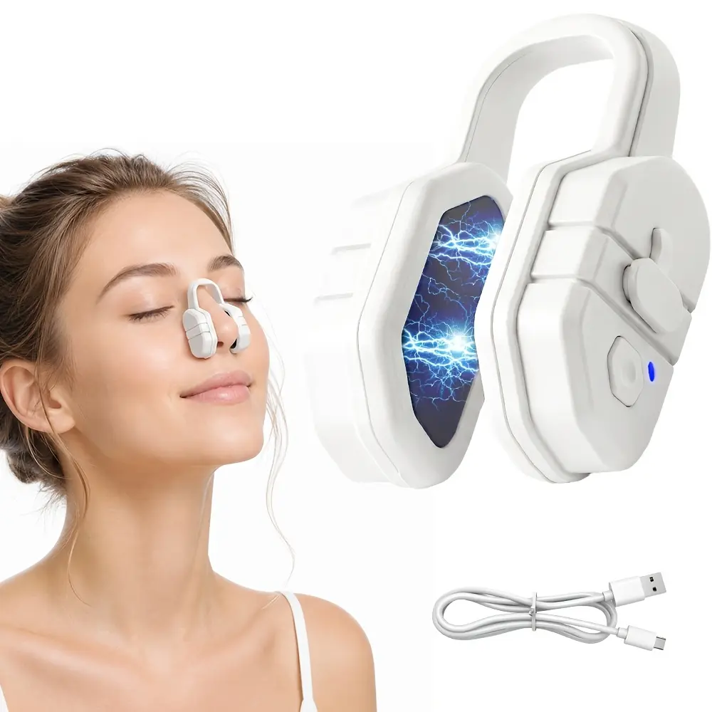 Smart Nose Beauty Clip, Portable Nasal Beauty Device with 5 Modes, Gentle Vibration and EMS, USB Charging Nose Care Tool for Home Beauty Routine