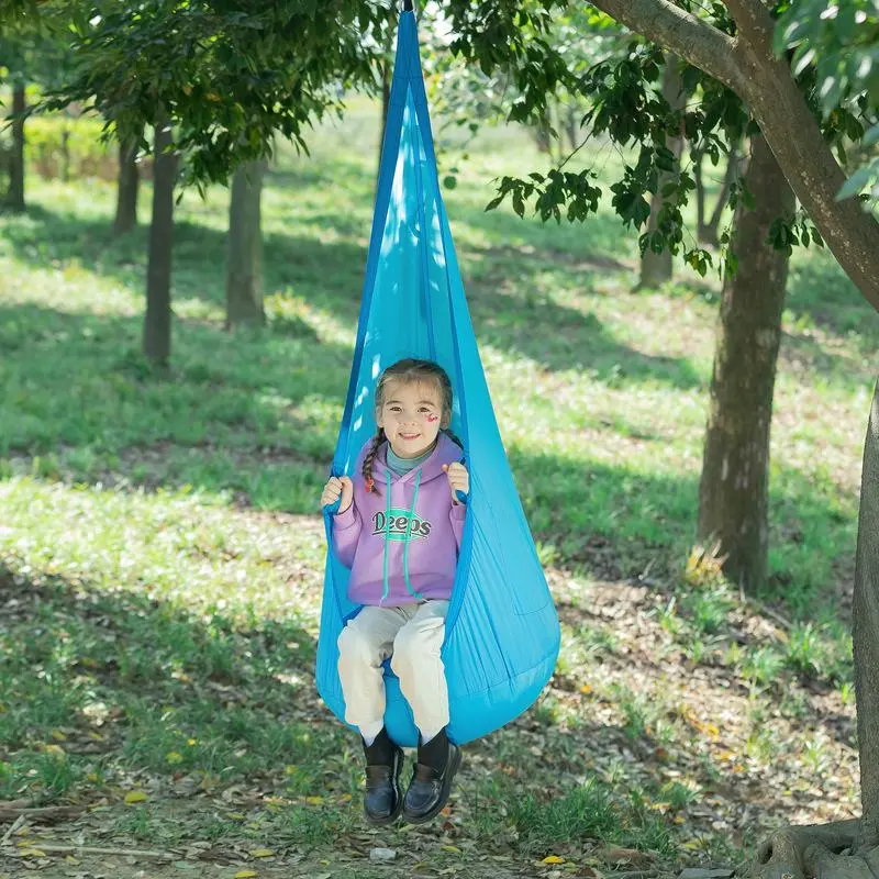 Hammock with Inflatable Pillow, Portable Hanging Hammock, Outdoor Camping Hammock, Camping & Hiking Equipment, Portable Travel Hammock, Travel Accessory Hammock, Hammocks for Outside