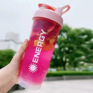 Large Capacity Protein Shaker Cup with Mixing Ball, Protein Shaker Bottle, Four Color Options Available, High-End Design Perfect Gift, Ideal for Fitness Enthusiasts