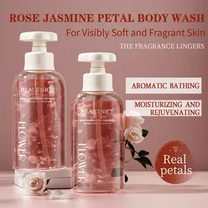 VENROCK Rose Petal Body Wash | Purifying Shower Gel for Body Odor, Balances Oil & Smooths Rough Skin
