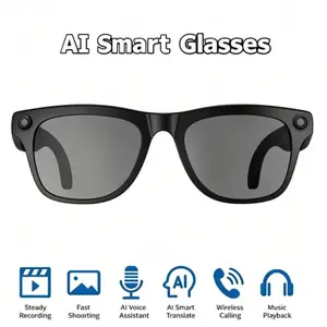 Multifunctional Ai Smart Glasses, Photo Video Recording, Multilingual Translation, Bluetooth-compatible Enc Noise Reduction, Fashionable Wearable Device
