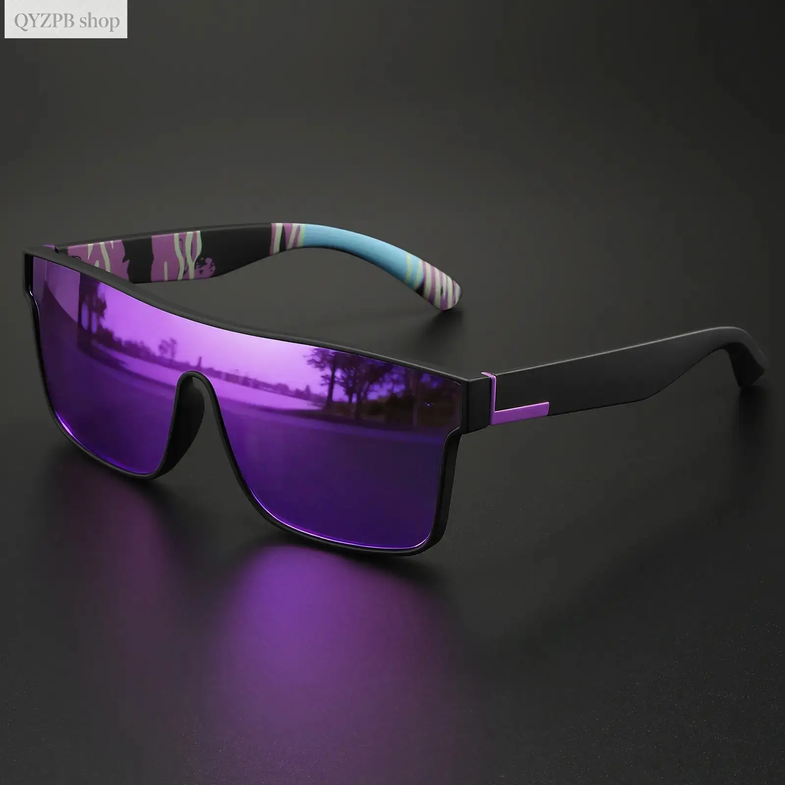 Colorful Sports Sunglasses for Men & Women, UV400 Protection Anti-Glare One-Piece Lens, Trendy Outdoor Eyewear for Cycling, Hiking, Running, Travel, Beach & Streetwear – Lightweight, Durable, Comfortable Shades,summerwins