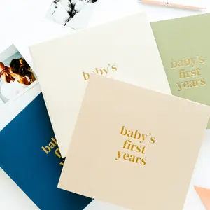 Lamare Baby's First Year Book - Baby Memory Book & Scrapbook