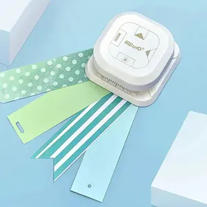 1pc of 4-In-1 Hole Punch, Smooth Hole Puncher, Multifunctional Embossing Machine, Handmade Label Maker, Label Embossing Tool, Office Accessories