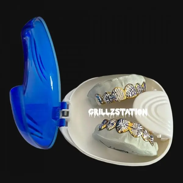 GRILLZ Case protective, portable, simple, perfect gift idea, avoid losing grillz ( Blue )