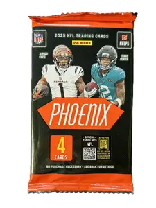 2025 Panini Phoenix Football - Loose Blaster Sports Trading Card Collectible Pack (1 Count)
