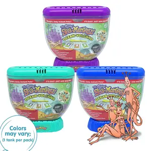 Sea-Monkeys Ocean Volcano - - World's Only Instant Pet Toy - Ages 6+ (Pack of 1) - Toy Brine Shrimp Aquarium
