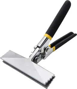 GJANSH Hand Seamer, 6in Straight Jaw Sheet Metal Bender Tools, Sheet Metal Seamer Form Edge Seamer Seaming Plier with Ergonomic Handle, for Bending and Flattening Sheet Metal Hand Tool