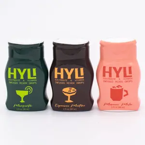 Hyli Drops Variety Pack - Electrolyte & Vitamin Infused Mixer Drops in Margarita, Moscow Mule & Espresso Martini Flavors. 0 Calories, 0 Sugar, All natural ingredients