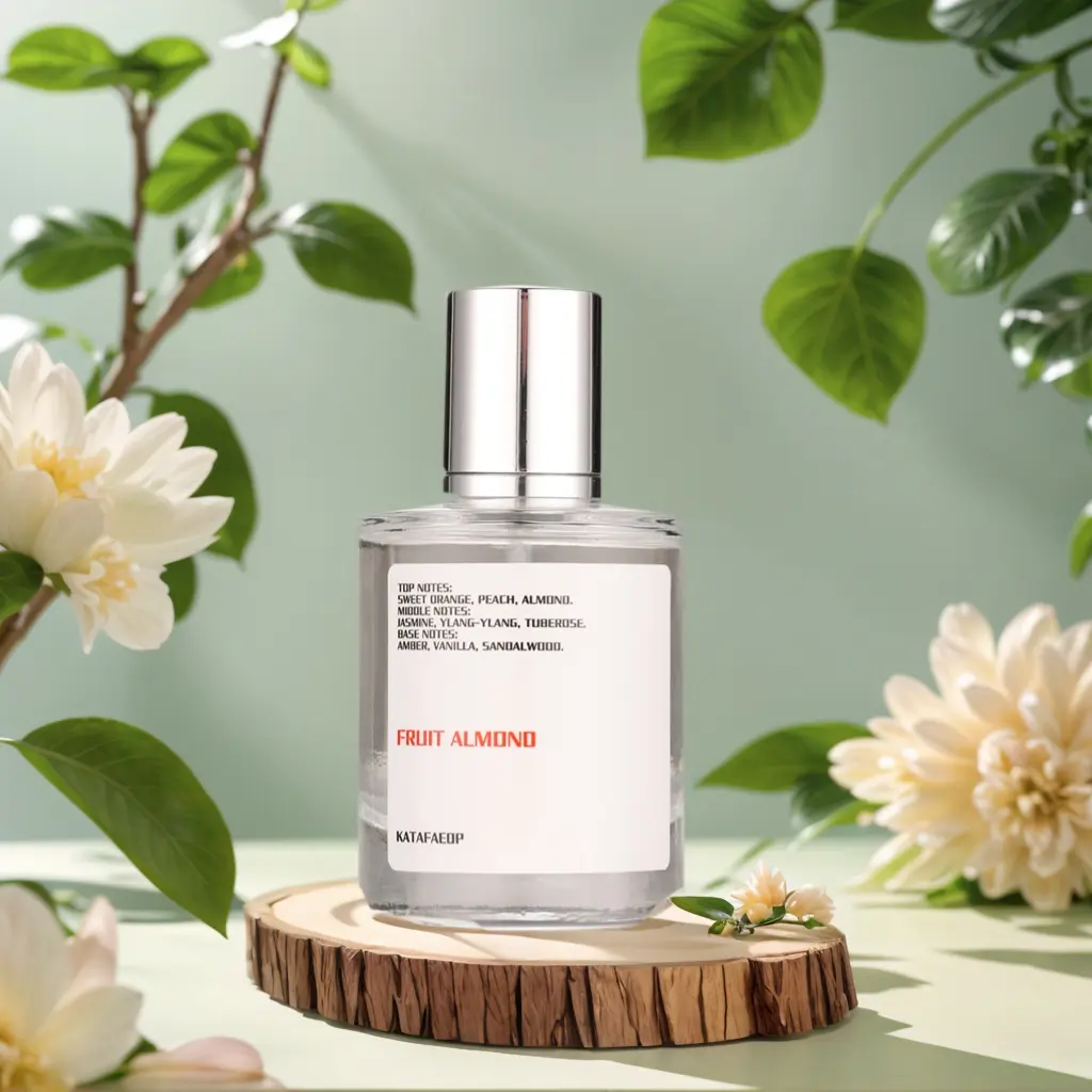 Fruity almond perfume, oriental floral notes, charming fragrance, long-lasting fragrance, natural spray elegant fragrance club gent natural herbal formula - long-lasting fragrance aromatic fragrance