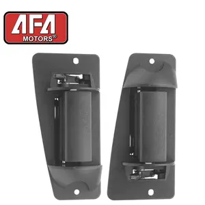 AFA Motors Pair Rear Outside Door Handle for 1999-2007 Chevy Silverado GMC Sierra Extended Cab High-Quality ABS Plastic Weather-Resistant Black Direct Fit
