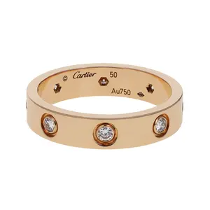 Pre-owned Cartier Love Ring Size 50