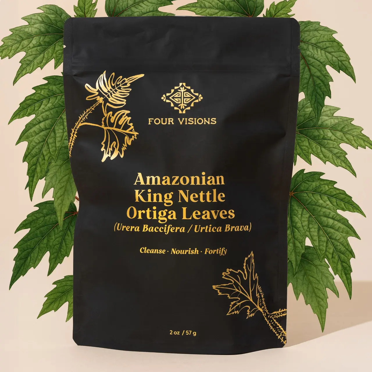 Stinging Nettle Tea – Organic Nettle Leaf Tea, Wild Harvested King Nettle (Ortiga) Loose Leaf Herbal Tea for Daily Wellness & Botanical Self Care