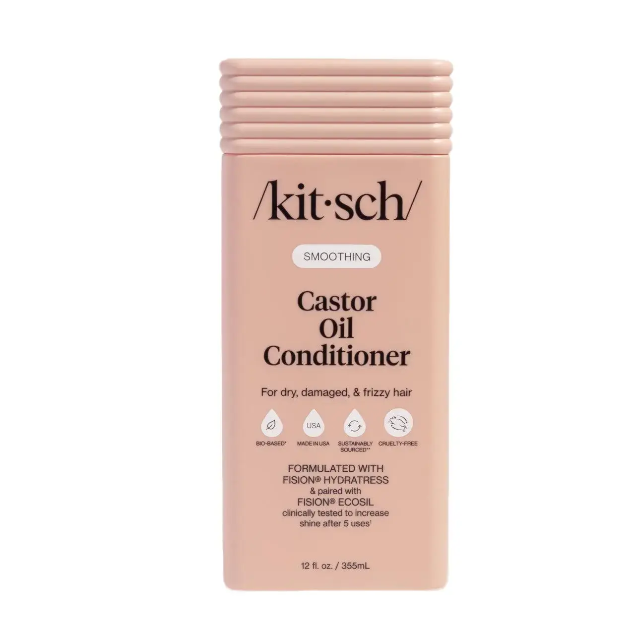 Kitsch Smoothing Castor Oil Conditioner Hair Care Products Curly Hair Product