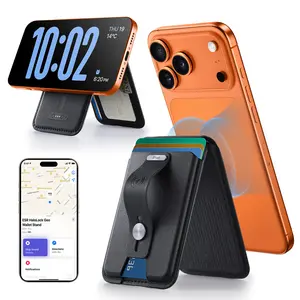 ESR Geo MagSafe Mobile Phone Accessories - Portable Durable Magnetic Wallet with Full Find My Functionality, 3-5 Card Holder, RFID Blocking, Adjustable Stand for iPhone 17/16/15/14/13/12 Series