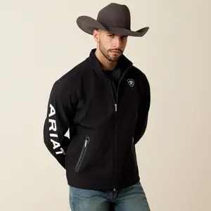 Men's Ariat New Team Softshell Jacket - Black