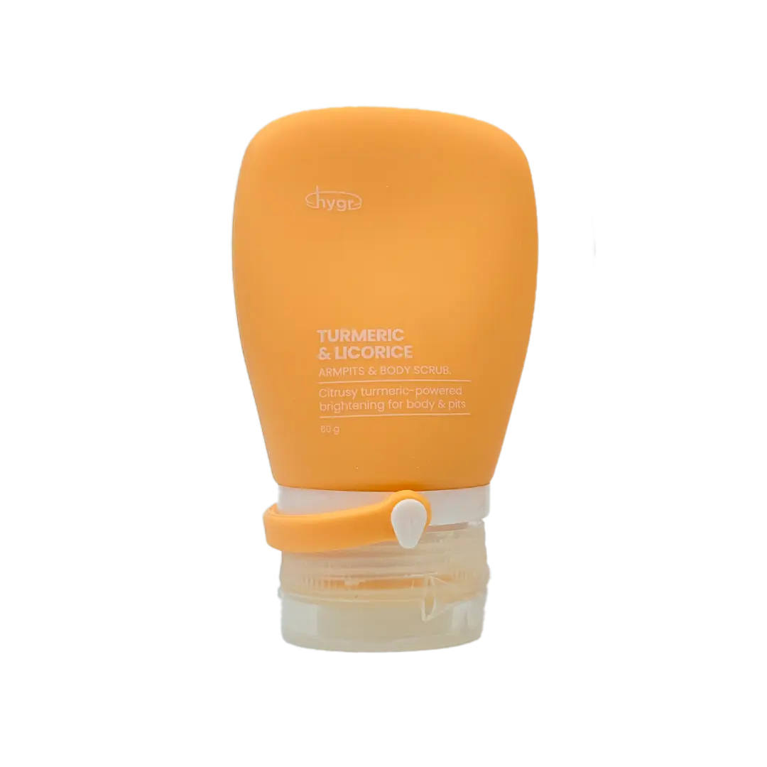Tumeric Licorice Armpits & Body Scrub Uneven Skin Tone Brightening Spa Exfoliate
