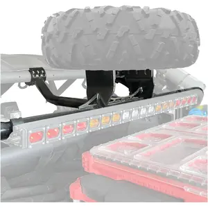 Spare Tire Mount Carrier Holder Compatible with 2017-2025 Can-Am Maverick X3 Turbo X3 Max R Ds (More as Description) Steel Spare Tire Carrier Mount Rack Hold up to 32" Tire UTV Accessories