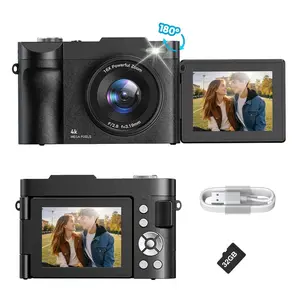 ASPOVEN Digital Camera with Video Recording, 32GB SD Card Included, USB Rechargeable Portable Point and Shoot Camera for Teens and Beginners,summerwins
