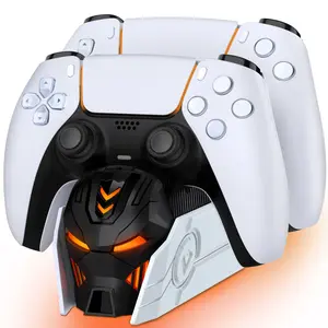 ESYWEN PS5 Controller Charger Station,Playstation 5 Dualsense Charging Station Dock with Fast Charging,Beboncool PS5 Accessories,Black