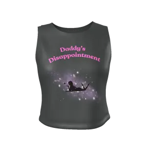 Daddy's Disappointment Women's Fitted Crop Tank Top