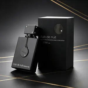 Armaf Club De Nuit Intense Man Eau de Toilette - Unisex Bold Woody Amber Citrus Musk Cologne with Patchouli Vanilla Notes, Single Item Aromatic Wood Fragrance for Beauty & Personal Care