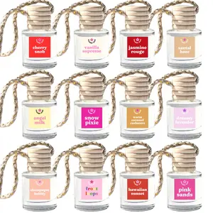 Car Freshener 4 Packs - Choose Your Scented Car Air Freshener Bundle - Phthalate-Free Fine Fragrance Oil - 10 mL each