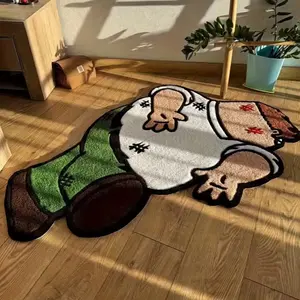 Christmas Character Rug - Festive Design for Home Decor - Soft and Durable - Perfect for Living Room or Entryway