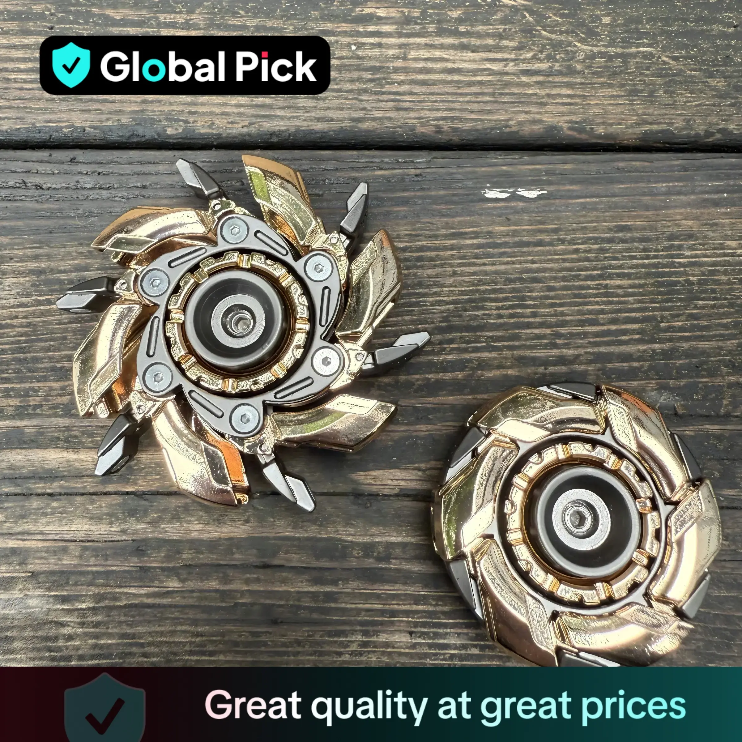 Metal Fidget Spinner Toy, 1 Count Stress Relief Toy for Adults, Magnetic Fidget Spinner Toy, Finger Spinning Top, Fun Gift for Men