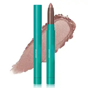 Eyeshadow Stick, Eye Brightener Stick, Shimmer Creamy Eye Shadow Makeup, Waterproof Long Lasting Glitter Highlighter Eye Liner Pencil, Mauve Taupe