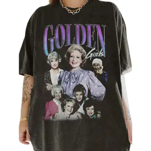 The Golden Girls 90's Bootleg Tee, gift for him, gift for her, Retro graphic unisex TShirt