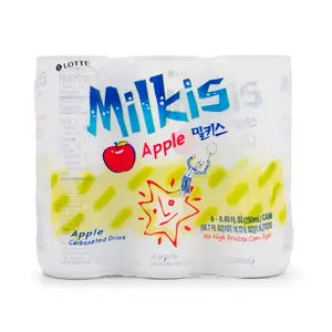 Lotte Milkis Apple Flavored Carbonated Drink 250 ml