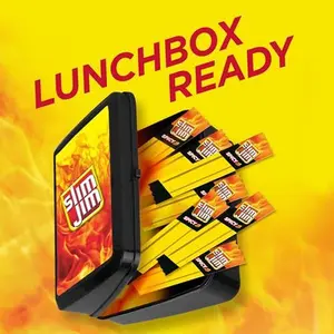 Slim Jim Smoked Meat Sticks, Spicy Flavor, 6g Protein Per Serving, Snack Size, Lunchbox Snack, 0.28 oz. (26 Count)