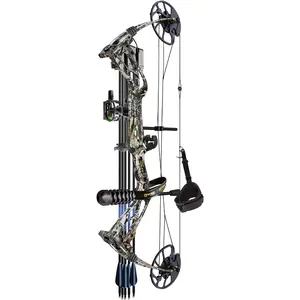 Dragon X8 RTH Compound Bow Package for Adults and Teens,18”-31” Draw Length,0-70 Lbs Draw Weight,up to IBO 310 fps,No Bow Press Needed,Limbs Made in USA,Limited Life-time Warranty