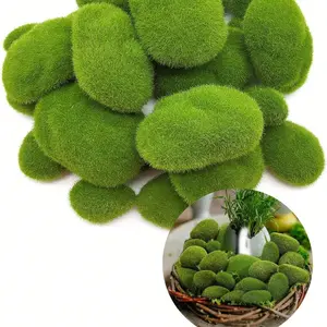 5 Piece Artificial Moss Grass Mini Models, DIY Fairy Garden Aquarium Outdoor Decor, Garden Ornaments, Outdoor Micro Landscape Decorations