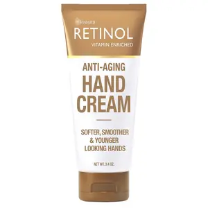 LIVAURA Retinol Anti-Aging Hand Cream – The Original Brand For Younger Looking Hands –Rich, Velvety Hand Cream Conditions & Protects Skin, Nails & Cuticles – Vitamin A Minimizes Age’s Effect on Skin