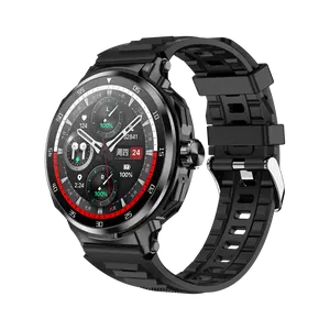 D11 Smartwatch with Earbuds 1.46" TFT Round Smart Watch TWS Wireless Bluetooth Headset Health Monitor Fitness Tracker Bluetooth Call Music Player