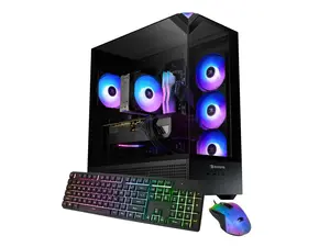 iBUYPOWER Element Gaming PC Desktop - Intel Core i7 14700F, NVIDIA GeForce RTX 5060Ti 8GB, 32GB DDR5 RGB RAM, 1TB NVMe SSD
