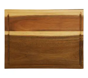 MegaChef 15.5 x 12in Acacia Wood 1.5in Carving Cutting Board