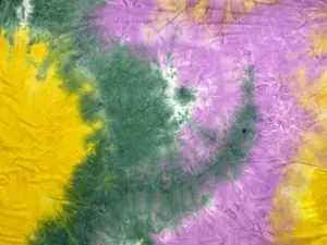 DTY Double Sided Brushed Knit Tie Dye Fabric